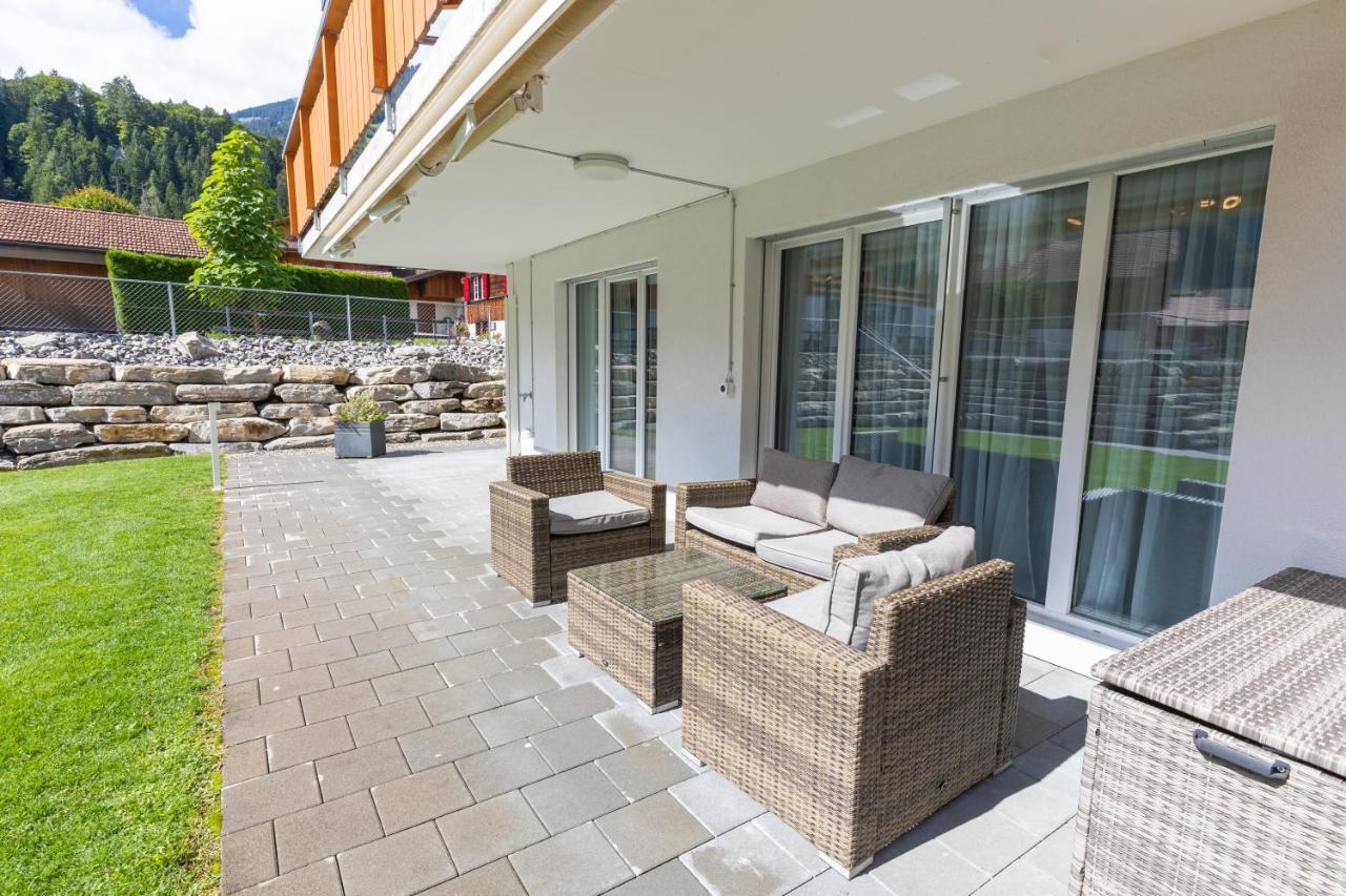 Chalet Gousweid- Mönch Apartment Wilderswil Exterior foto
